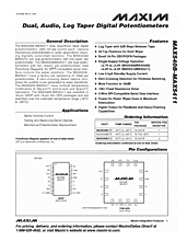 DataSheet MAX5411 pdf